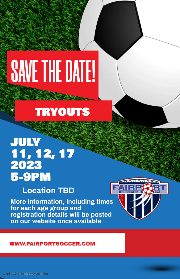 soccer tryouts flyer - Made with PosterMyWall